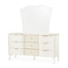 AICO Furniture - La Marisia Dresser with Mirror - Creamy Pearl - 9089050SA-060-112 - GreatFurnitureDeal