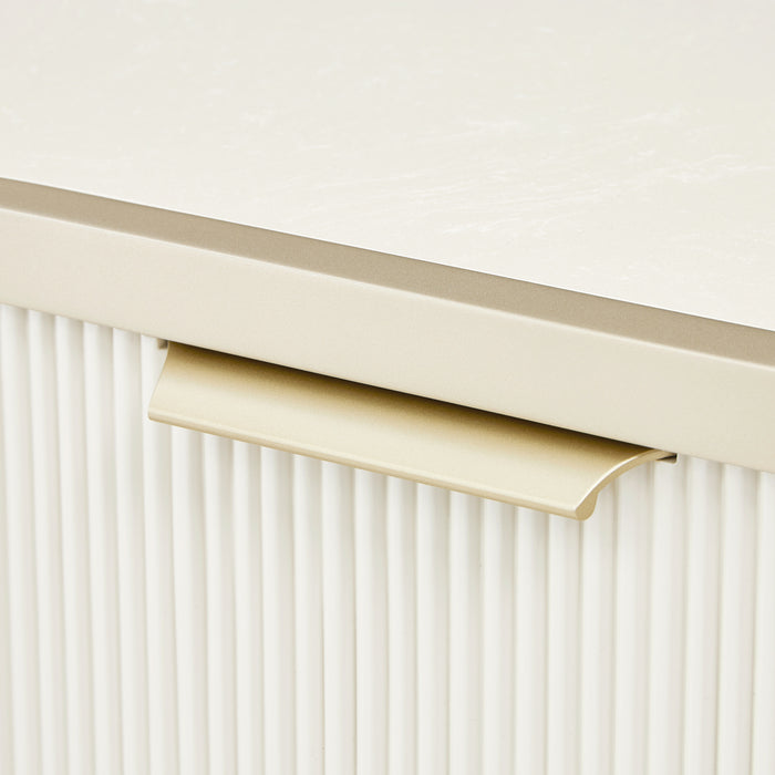 AICO Furniture - La Marisia Dresser with Mirror - Creamy Pearl - 9089050SA-060-112 - GreatFurnitureDeal