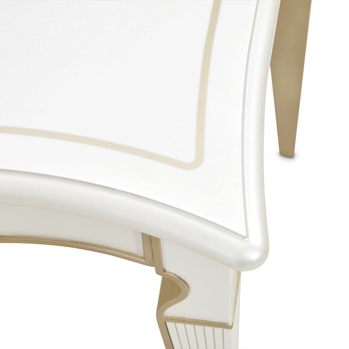 AICO Furniture - La Marisia Vanity Desk - Creamy Pearl - 9089058-112 - GreatFurnitureDeal