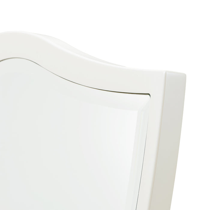 AICO Furniture - La Marisia Vanity Desk with Mirror and Chair - Creamy Pearl - 9089058VAN3-112 - GreatFurnitureDeal