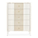 AICO Furniture - La Marisia 5-Drawer Chest - Creamy Pearl - 9089070SA-112 - GreatFurnitureDeal