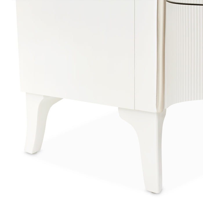 AICO Furniture - La Marisia 5-Drawer Chest - Creamy Pearl - 9089070SA-112 - GreatFurnitureDeal