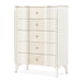 AICO Furniture - La Marisia 5-Drawer Chest - Creamy Pearl - 9089070SA-112 - GreatFurnitureDeal