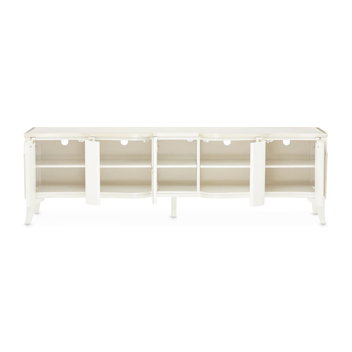 AICO Furniture - La Marisia Media Cabinet - Creamy Pearl - 9089081-112 - GreatFurnitureDeal