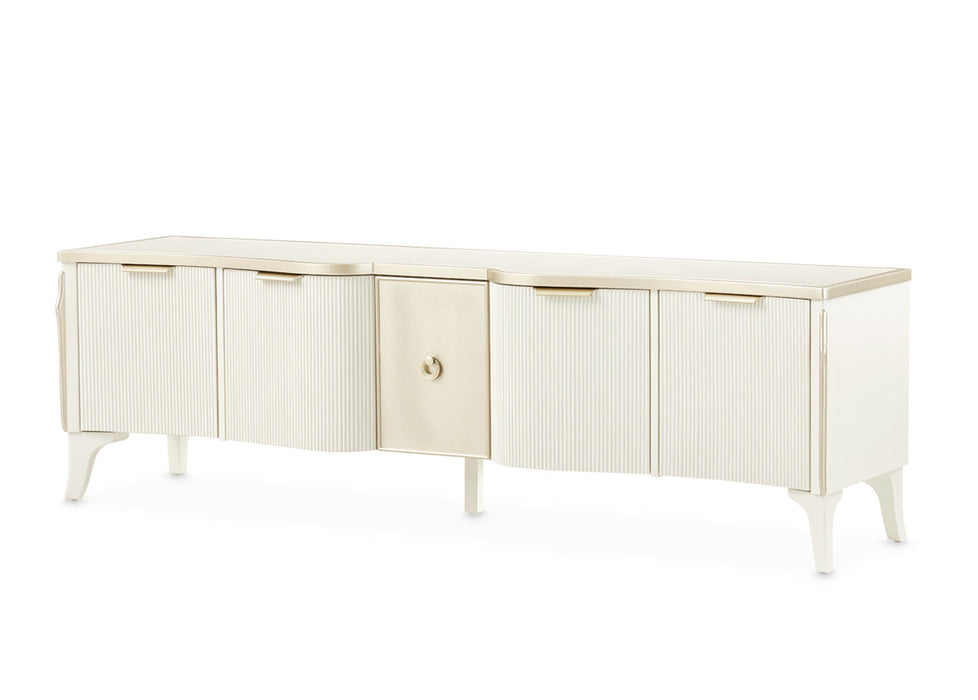 AICO Furniture - La Marisia Media Cabinet - Creamy Pearl - 9089081-112 - GreatFurnitureDeal
