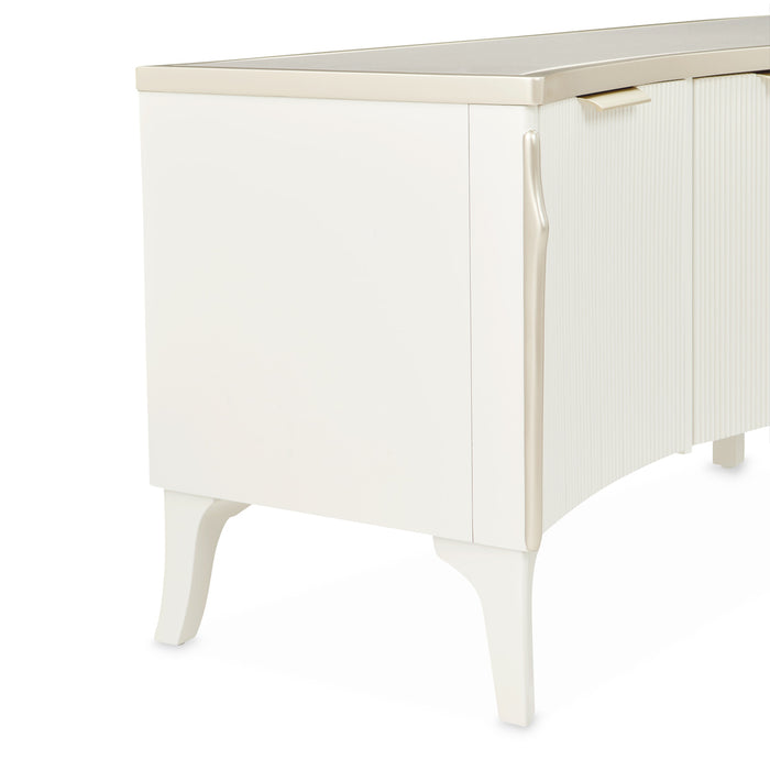 AICO Furniture - La Marisia Media Cabinet - Creamy Pearl - 9089081-112 - GreatFurnitureDeal