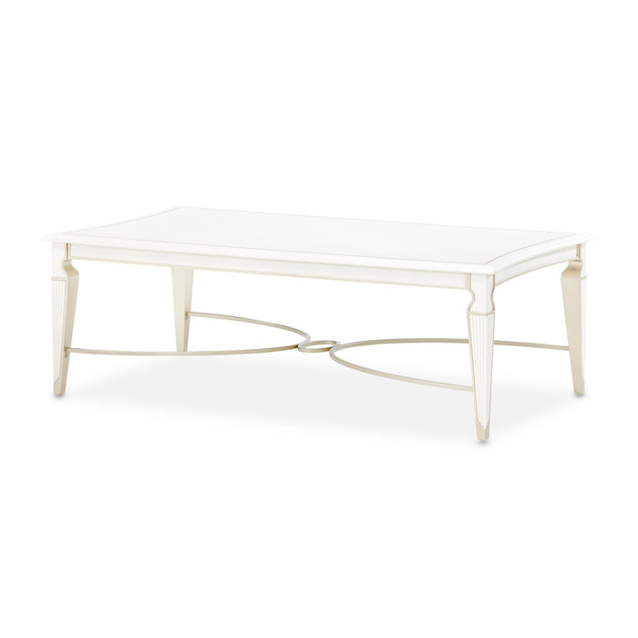 AICO Furniture - La Marisia 3 Pc Occasional Table Set - Creamy Pearl - 9089201-222-112 - GreatFurnitureDeal