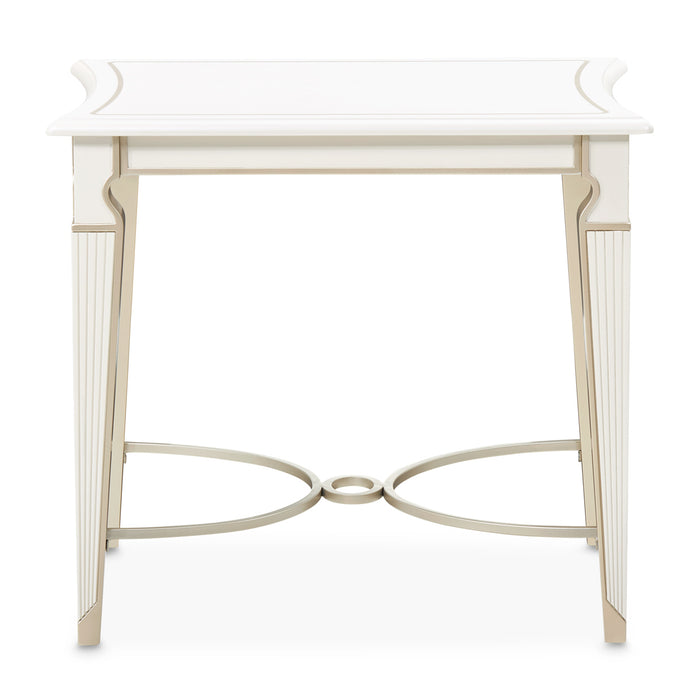 AICO Furniture - La Marisia 3 Pc Occasional Table Set - Creamy Pearl - 9089201-202-112 - GreatFurnitureDeal