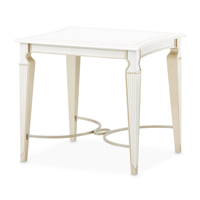 AICO Furniture - La Marisia 3 Pc Occasional Table Set - Creamy Pearl - 9089201-202-112 - GreatFurnitureDeal