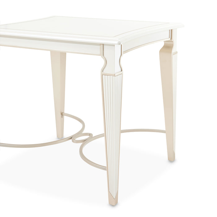 AICO Furniture - La Marisia End Table - Creamy Pearl - 9089202-112 - GreatFurnitureDeal