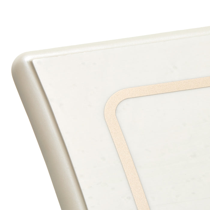 AICO Furniture - La Marisia End Table - Creamy Pearl - 9089202-112 - GreatFurnitureDeal