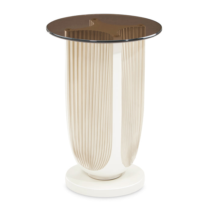 AICO Furniture - La Marisia Accent Table - Creamy Pearl - 9089222-112 - GreatFurnitureDeal
