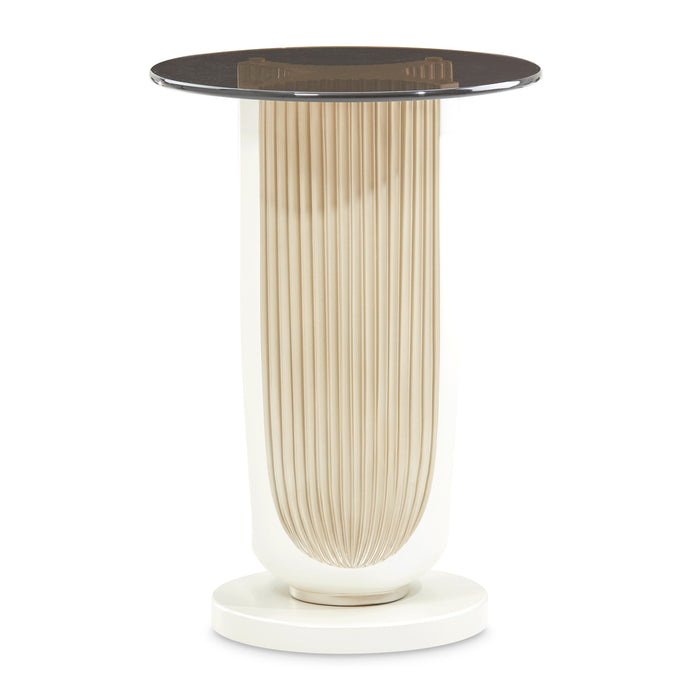 AICO Furniture - La Marisia Accent Table - Creamy Pearl - 9089222-112 - GreatFurnitureDeal