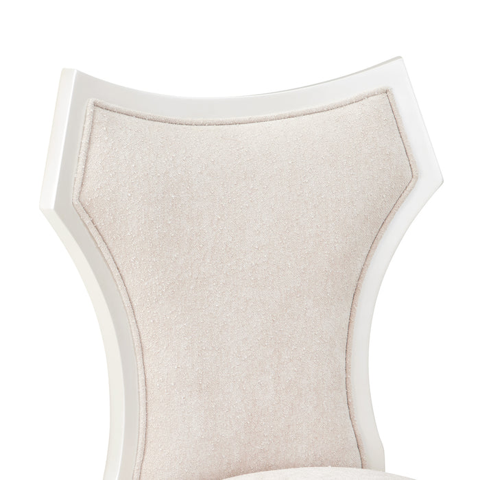 AICO Furniture - La Marisia Vanity Desk with Mirror and Chair - Creamy Pearl - 9089058VAN3-112