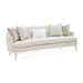 AICO Furniture - La Marisia Chenille Sofa - Tranquil/Creamy Pearl - 9089815-TRQUL-124 - GreatFurnitureDeal