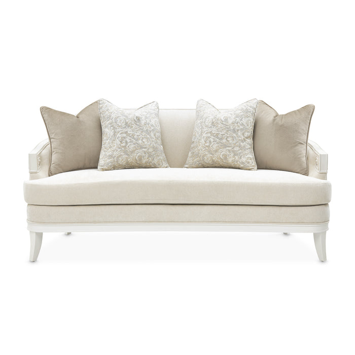 AICO Furniture - La Marisia Chenille 3 Piece Living Room Set - Tranquil/Creamy Pearl - 9089815-25-35-TRQUL-124 - GreatFurnitureDeal