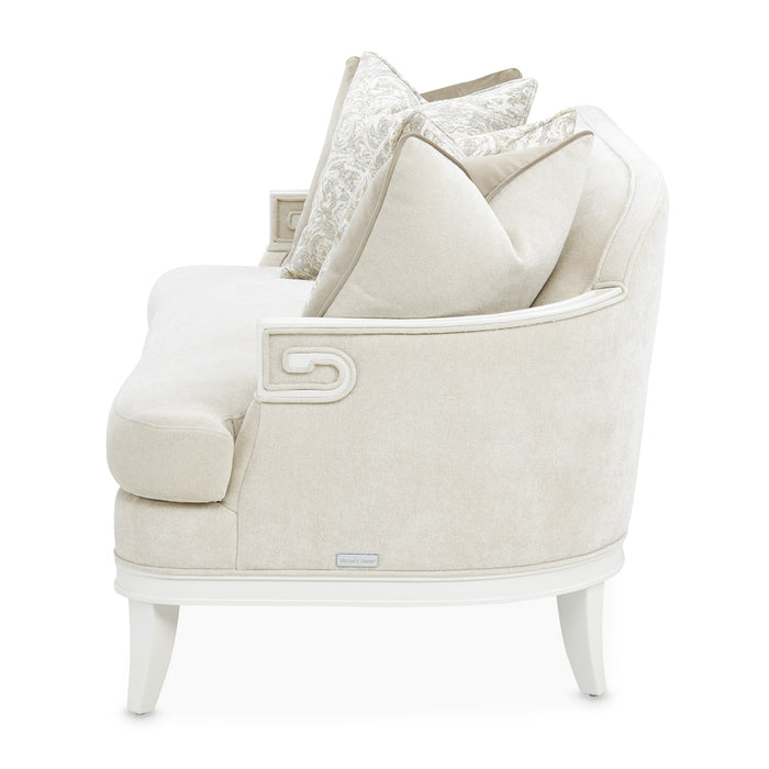 AICO Furniture - La Marisia Chenille 3 Piece Living Room Set - Tranquil/Creamy Pearl - 9089815-25-35-TRQUL-124