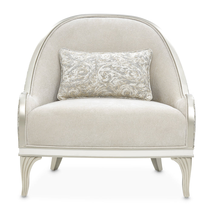 AICO Furniture - La Marisia Chenille Accent Chair - Tranquil/Light Champagne - 9089834-TRQUL-124 - GreatFurnitureDeal