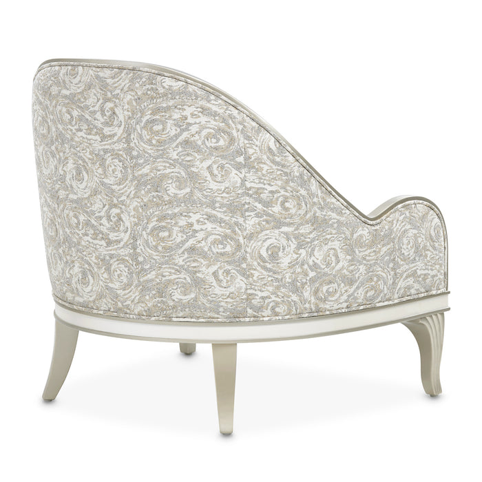 AICO Furniture - La Marisia Chenille Accent Chair - Tranquil/Light Champagne - 9089834-TRQUL-124 - GreatFurnitureDeal