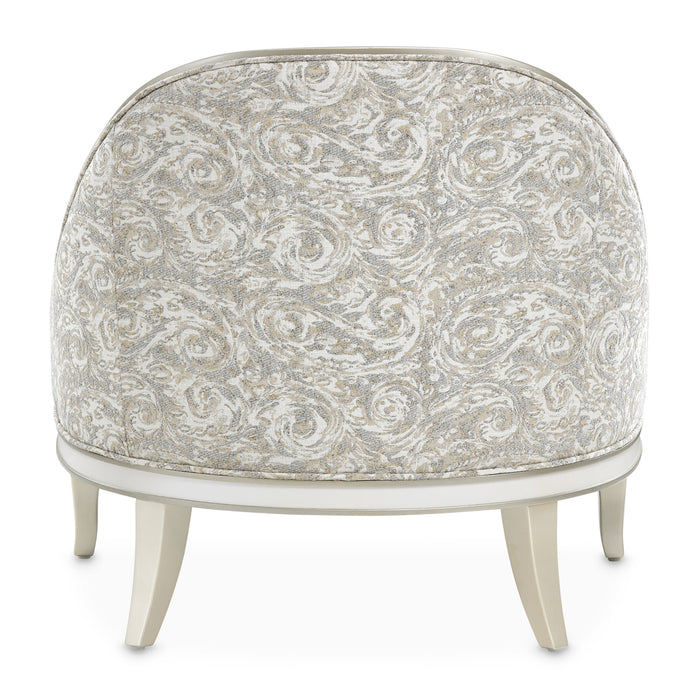 AICO Furniture - La Marisia Chenille Accent Chair - Tranquil/Light Champagne - 9089834-TRQUL-124 - GreatFurnitureDeal