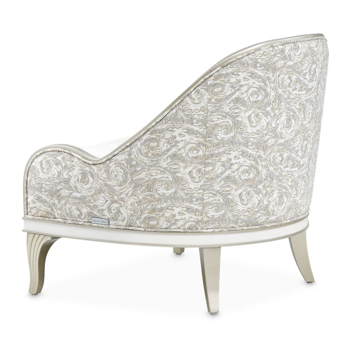 AICO Furniture - La Marisia Chenille Accent Chair - Tranquil/Light Champagne - 9089834-TRQUL-124 - GreatFurnitureDeal