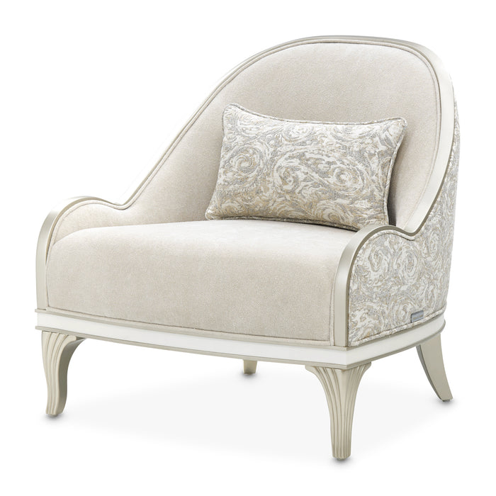 AICO Furniture - La Marisia Chenille Accent Chair - Tranquil/Light Champagne - 9089834-TRQUL-124 - GreatFurnitureDeal