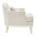 AICO Furniture - La Marisia Chenille Matching Chair - Tranquil/Creamy Pearl - 9089835-TRQUL-124 - GreatFurnitureDeal
