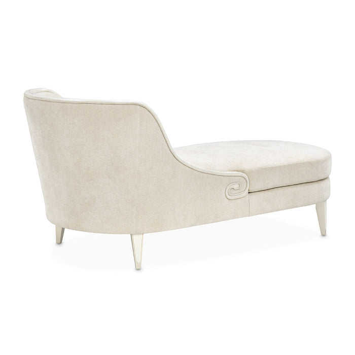 AICO Furniture - La Marisia Chenille Chaise - Tranquil/Creamy Pearl - 9089841-TRQUL-124 - GreatFurnitureDeal