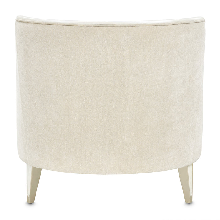AICO Furniture - La Marisia Chenille Chaise - Tranquil/Creamy Pearl - 9089841-TRQUL-124 - GreatFurnitureDeal