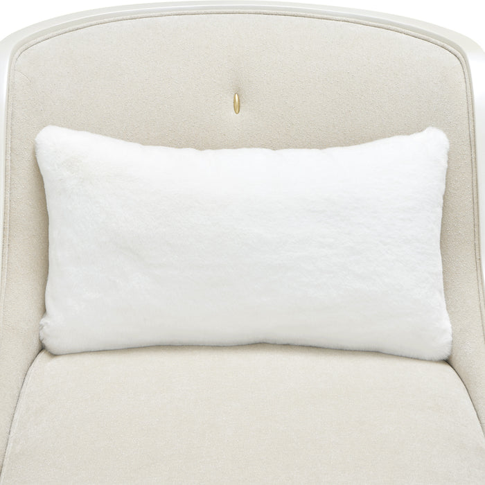 AICO Furniture - La Marisia Chenille Chaise - Tranquil/Creamy Pearl - 9089841-TRQUL-124 - GreatFurnitureDeal