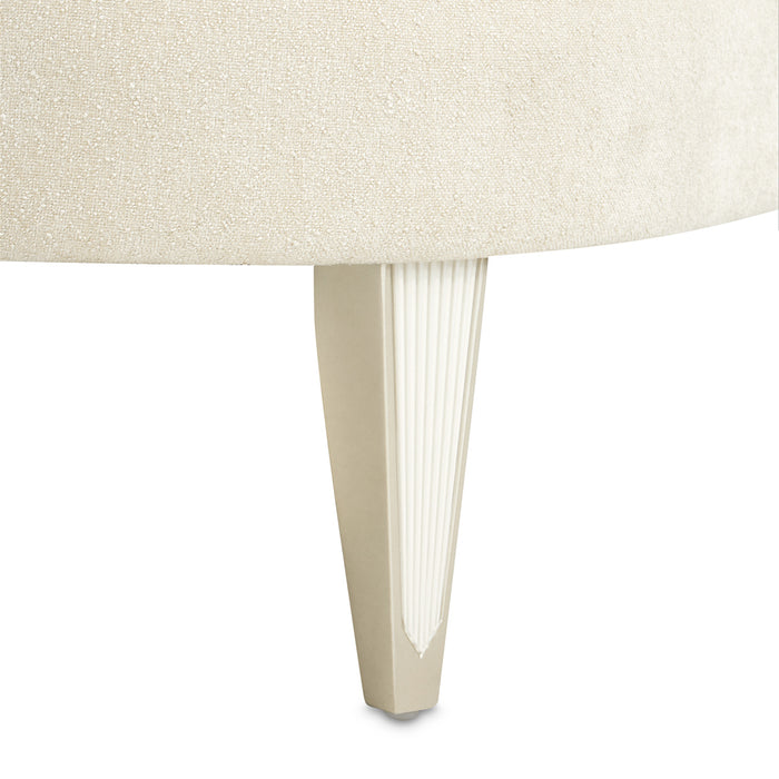 AICO Furniture - La Marisia Chenille Chaise - Tranquil/Creamy Pearl - 9089841-TRQUL-124 - GreatFurnitureDeal