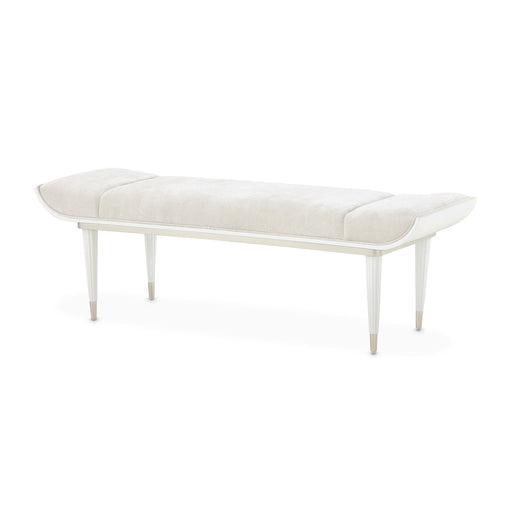 AICO Furniture - La Marisia Bench in Creamy Pearl - 9089904-112 - GreatFurnitureDeal