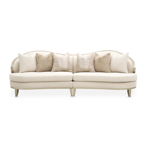 AICO Furniture - Camellia Field 2-Piece Sofa in Cornsilk/Champagne - 9090-2PC-CNSLK-134 - GreatFurnitureDeal