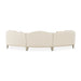 AICO Furniture - Camellia Field 3-Piece Sofa in Cornsilk/Champagne - 9090-3PC-CNSLK-134 - GreatFurnitureDeal