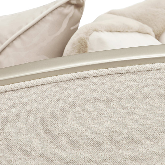 AICO Furniture - Camellia Field 3-Piece Sofa in Cornsilk/Champagne - 9090-3PC-CNSLK-134 - GreatFurnitureDeal