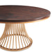 AICO Furniture - Camellia Field Round Dining Table in Warm Pecan - N9090001-400 - GreatFurnitureDeal