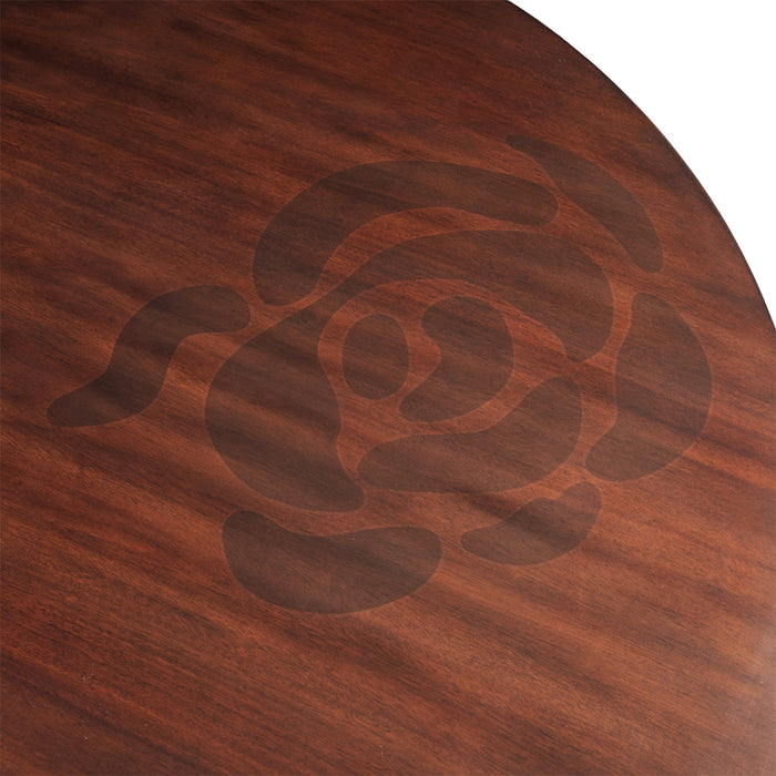 AICO Furniture - Camellia Field Round Dining Table in Warm Pecan - N9090001-400 - GreatFurnitureDeal