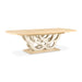 AICO Furniture - Camellia Field 9 Piece Pedestal Dining Table Set in Caramel - 9090002-134-9SET - GreatFurnitureDeal