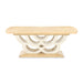 AICO Furniture - Camellia Field 9 Piece Pedestal Dining Table Set in Caramel - 9090002-134-9SET - GreatFurnitureDeal
