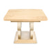 AICO Furniture - Camellia Field 9 Piece Pedestal Dining Table Set in Caramel - 9090002-134-9SET - GreatFurnitureDeal