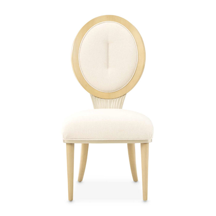 AICO Furniture - Camellia Field Dining Side Chair in Caramel (Set of 2) - N9090003-134 - GreatFurnitureDeal