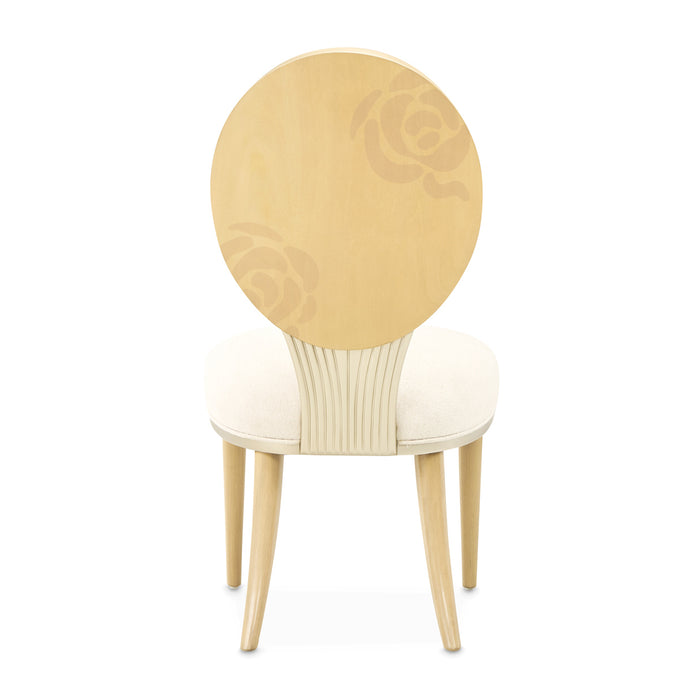 AICO Furniture - Camellia Field Dining Side Chair in Caramel (Set of 2) - 9090003-134 - GreatFurnitureDeal