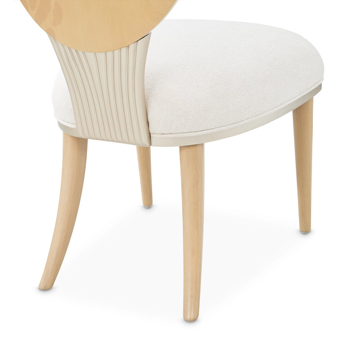 AICO Furniture - Camellia Field Dining Side Chair in Caramel (Set of 2) - 9090003-134 - GreatFurnitureDeal