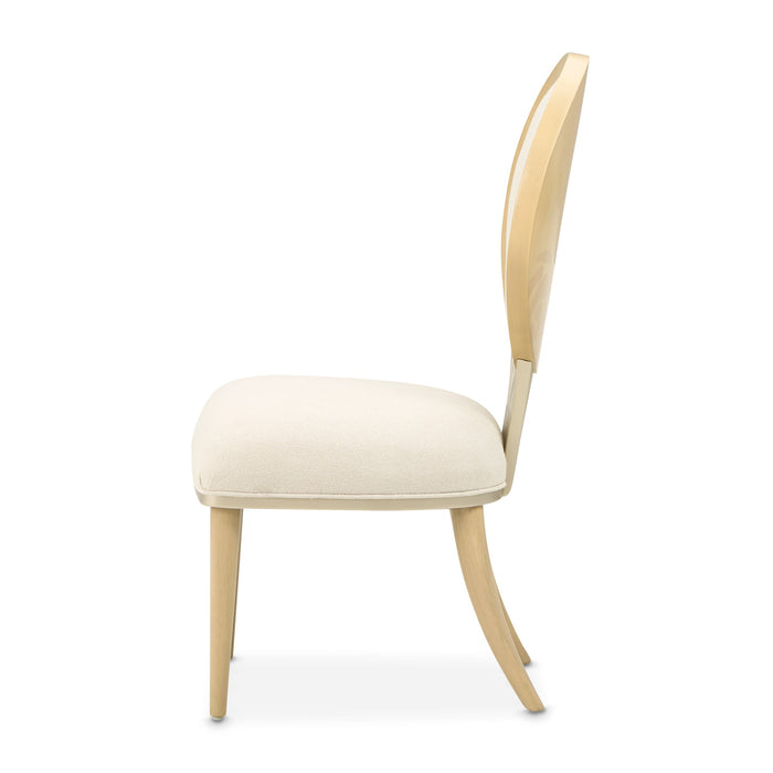 AICO Furniture - Camellia Field Dining Side Chair in Caramel (Set of 2) - 9090003-134 - GreatFurnitureDeal