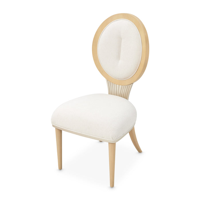 AICO Furniture - Camellia Field Dining Side Chair in Caramel (Set of 2) - 9090003-134 - GreatFurnitureDeal