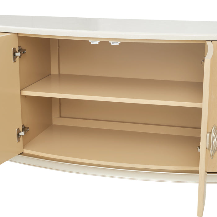 AICO Furniture - Camellia Field Sideboard in Caramel - 9090007SA-134 - GreatFurnitureDeal