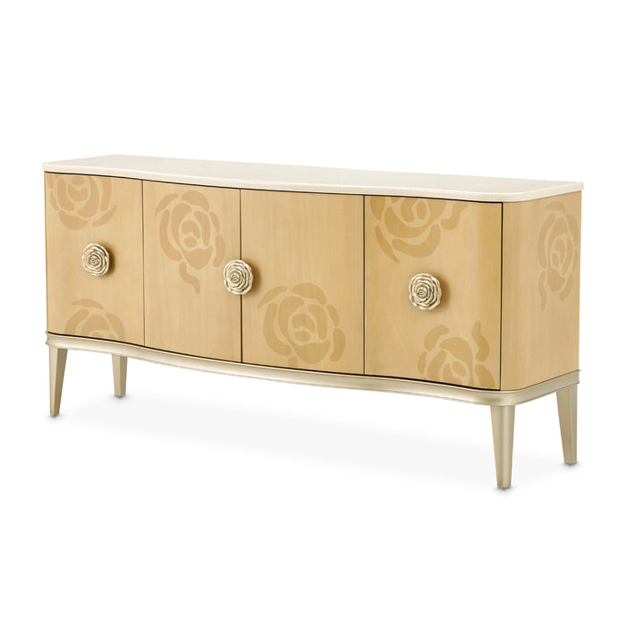 AICO Furniture - Camellia Field Sideboard in Caramel - 9090007SA-134 - GreatFurnitureDeal