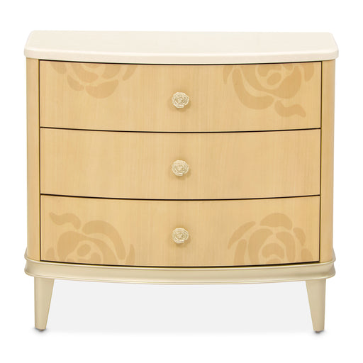 AICO Furniture - Camellia Field Nightstand in Caramel - N9090040-134 - GreatFurnitureDeal