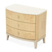 AICO Furniture - Camellia Field Nightstand in Caramel - N9090040-134 - GreatFurnitureDeal