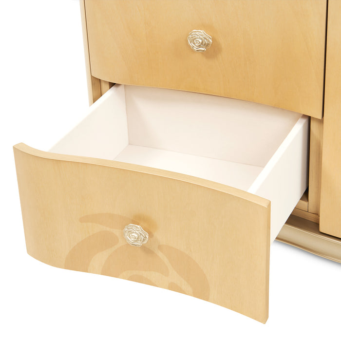 AICO Furniture - Camellia Field Dresser in Caramel - 9090050SA-134 - GreatFurnitureDeal